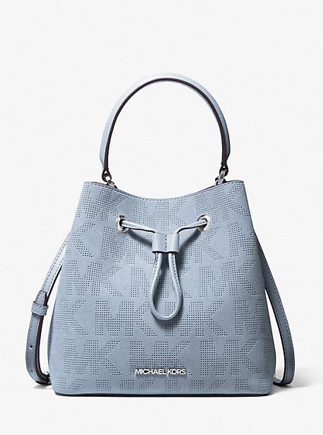 michael kors tasche suri|Suri Medium Logo Perforated Suede Crossbody Bag .